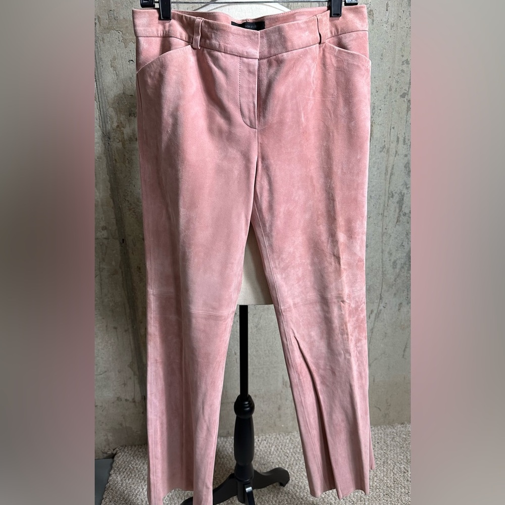 Express Design Studio “Editor” cut suede bootcut pant, Size 10
